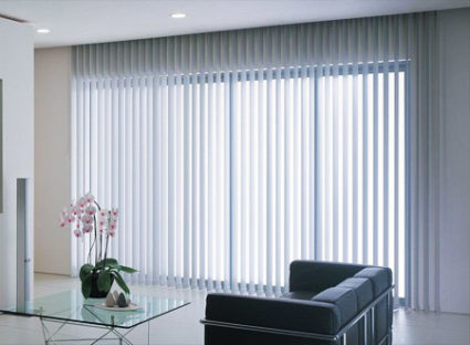 living room vertical blind