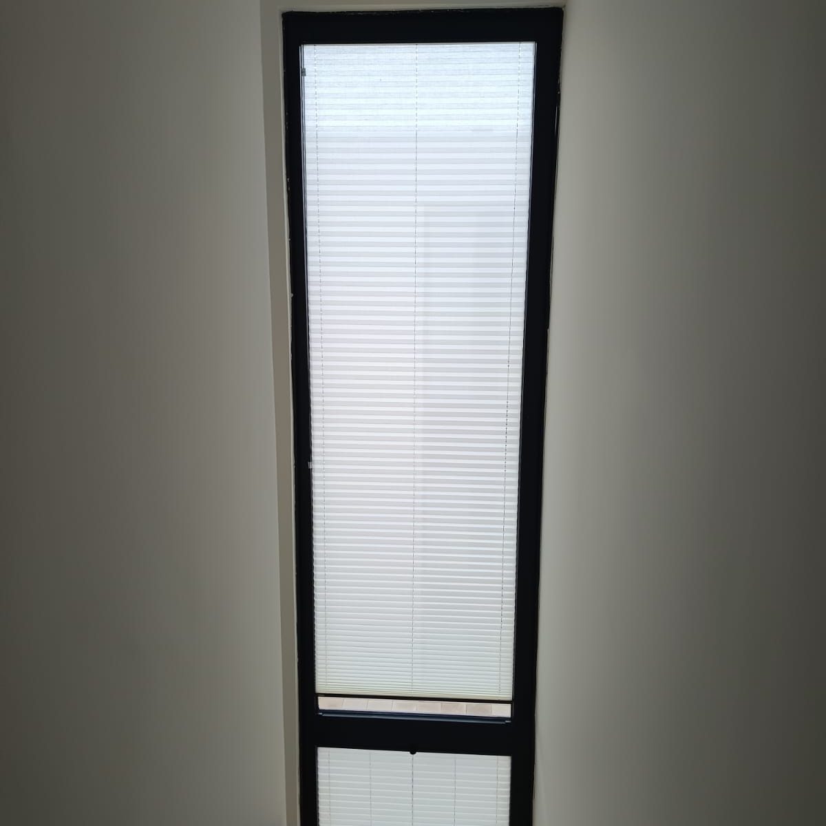 In frame pleated blind