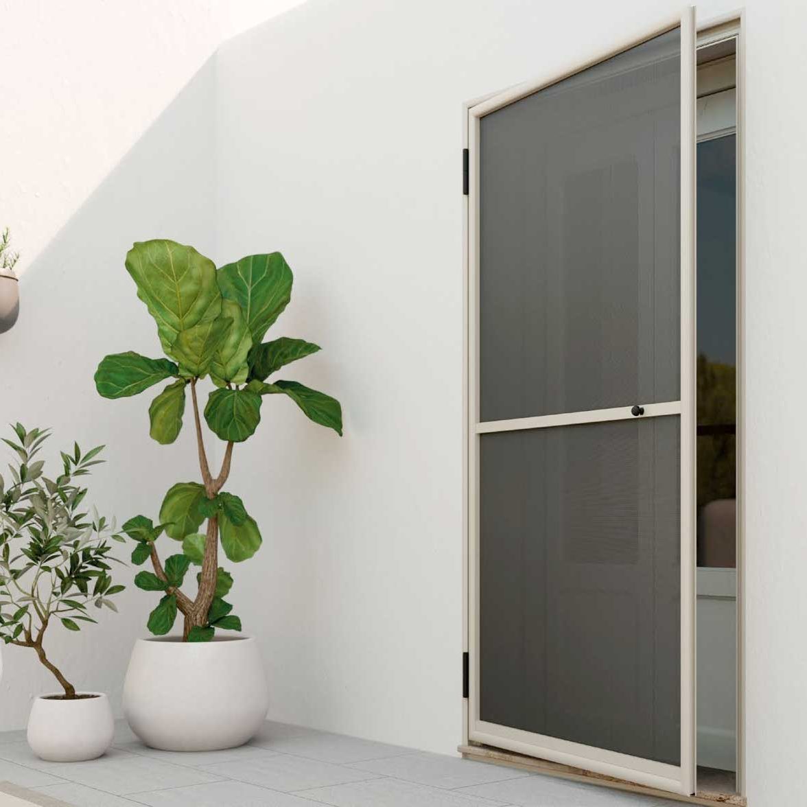 fixed door mosquito screens